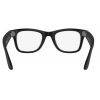 Умные очки Ray-Ban Meta* Wayfarer Gen 2 Matte Black, Прозрачные линзы для компьютера Clear Blue-Violet (RW4012), размер L